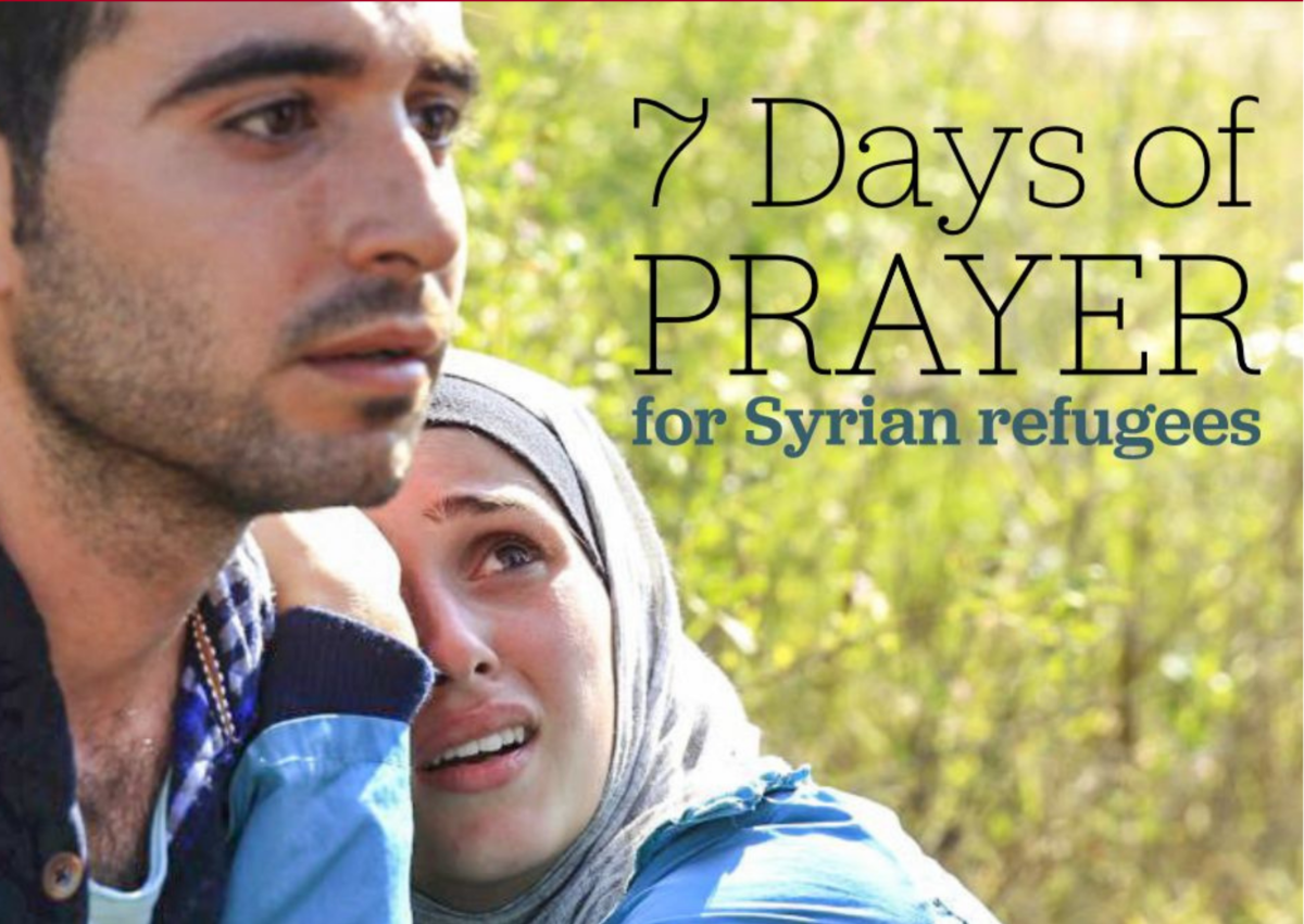 7 Days of prayers for Syrian refugees
